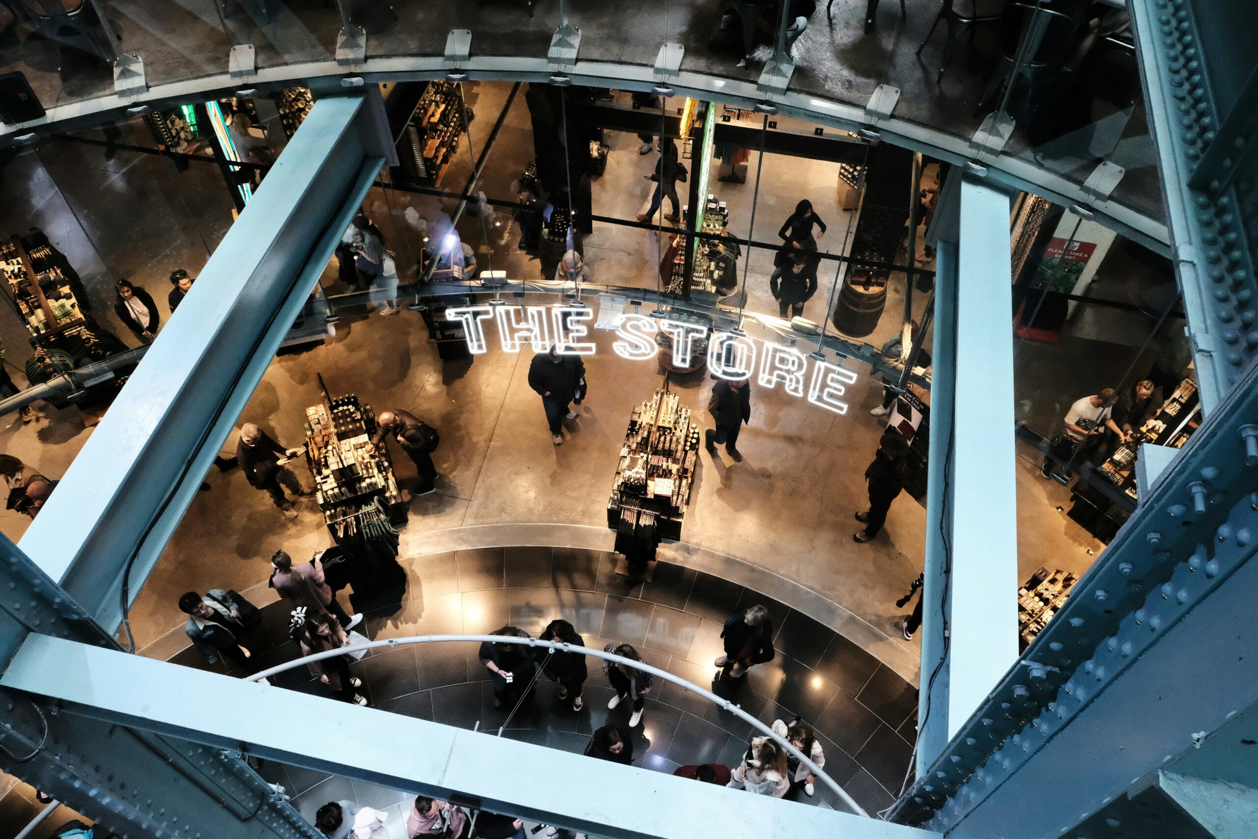 Inside the Guiness Storehouse, Dublin