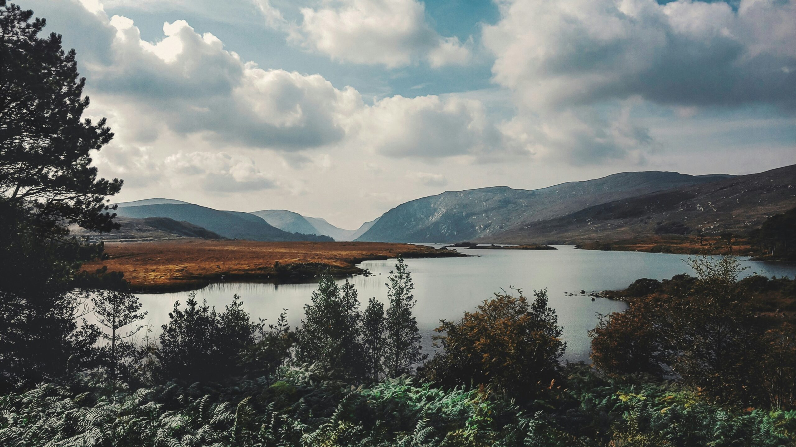 View of the landscape of County Donegal 