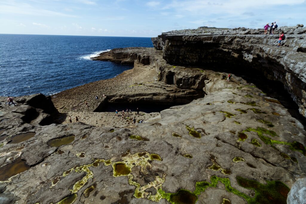 A rocky beach in the Aran Islands, Galway, Ireland