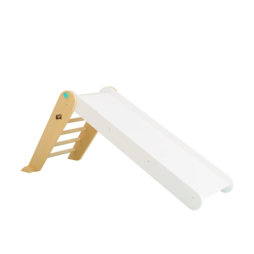 White toy slide for toddlers