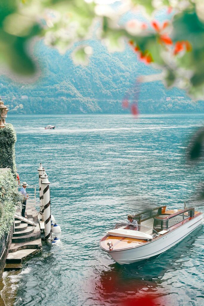 Boat on Lake Garda