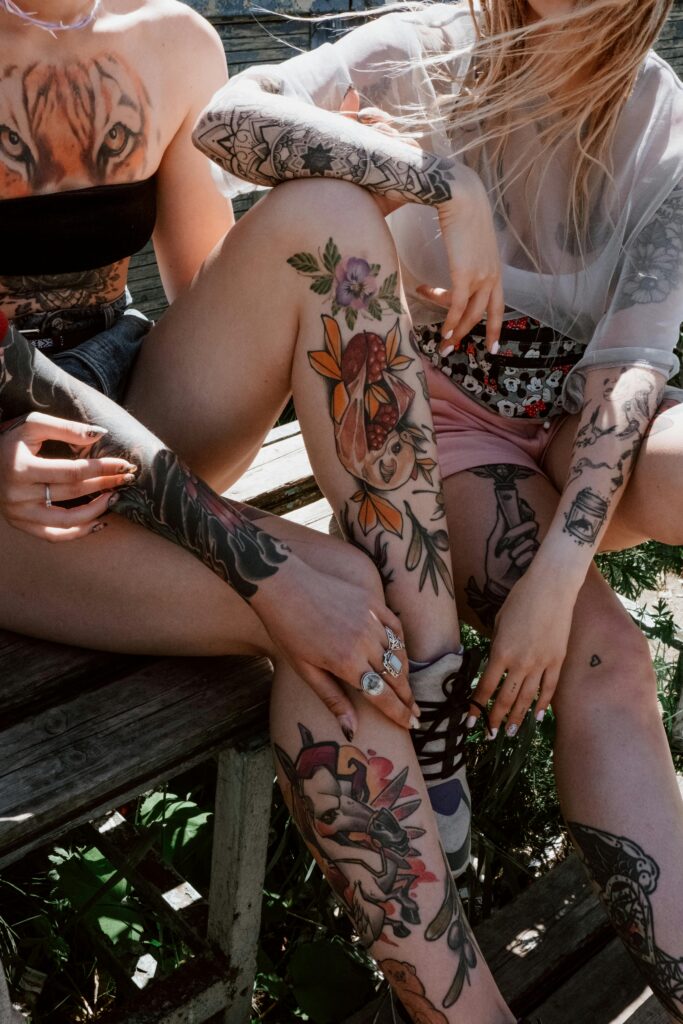 Women with tattoos