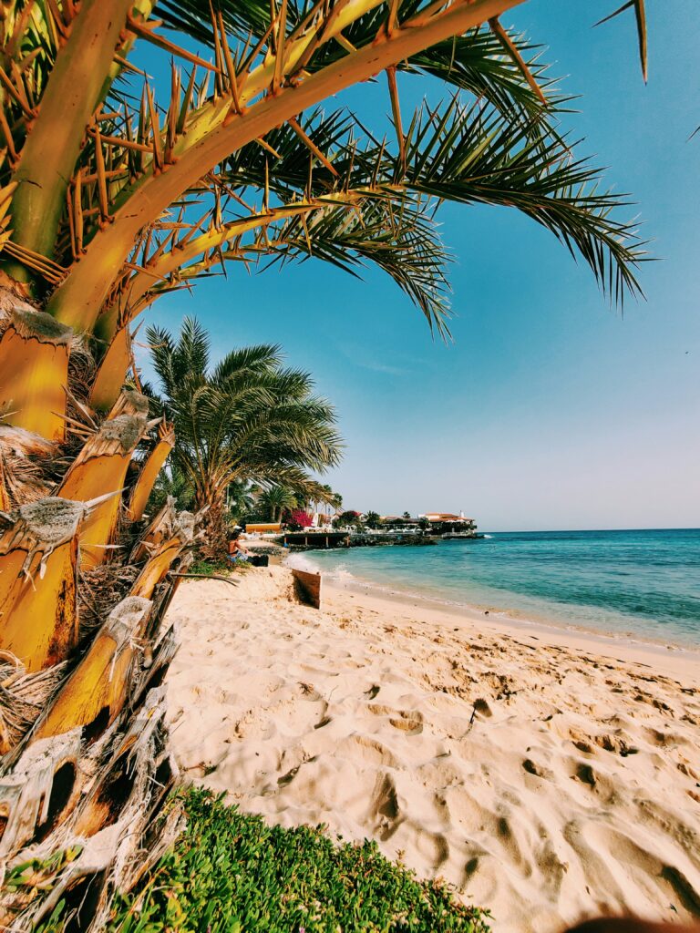 Beach view of Cape Verde