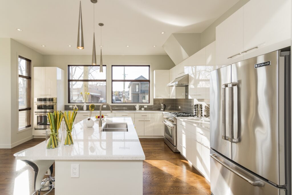 Bright modern kitchen