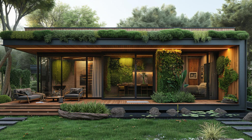 Large garden room with accomodation