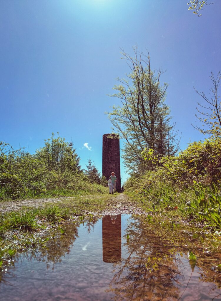 View of De la Poer Tower in County Waterford