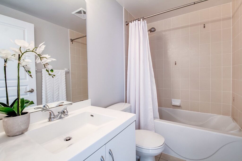 Bright bathroom