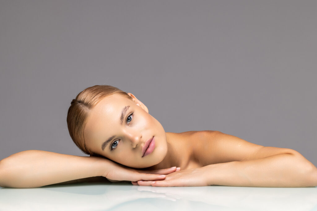 Woman with beautiful skin