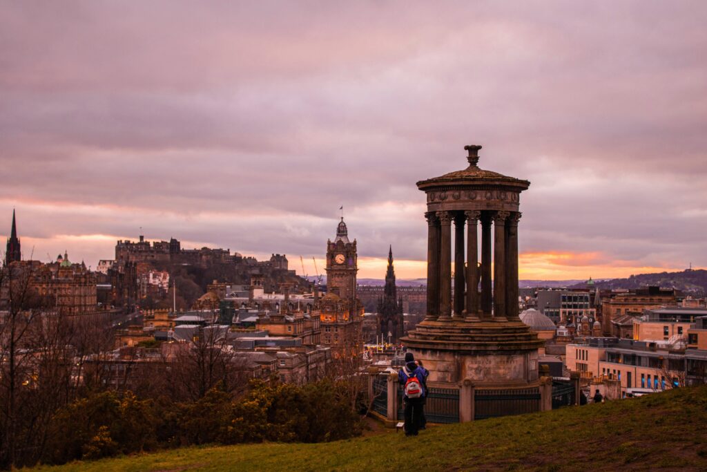 Clouds over Edinburgh