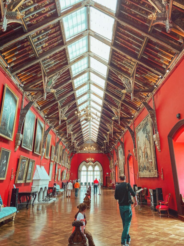 The inside of Kilkenny Castle