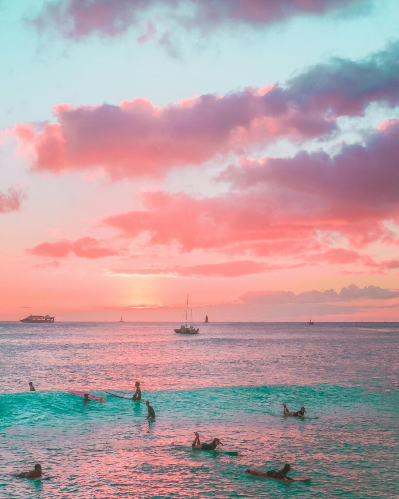 Sunset in Hawaii