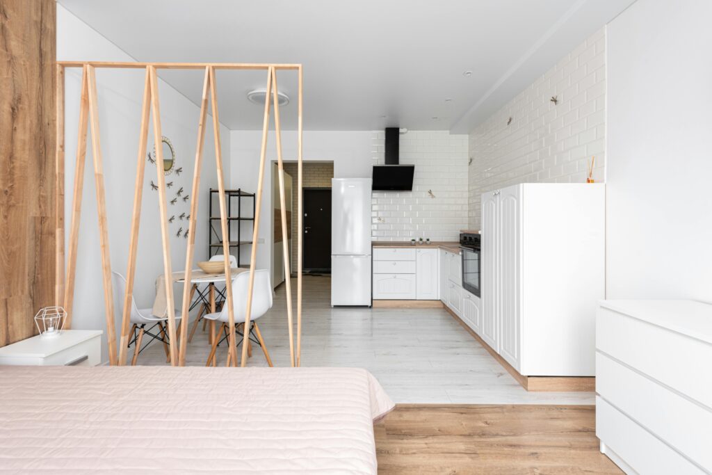 Studio apartment interior