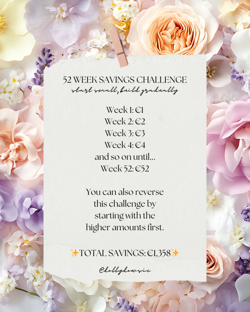 The 52-week savings challenge