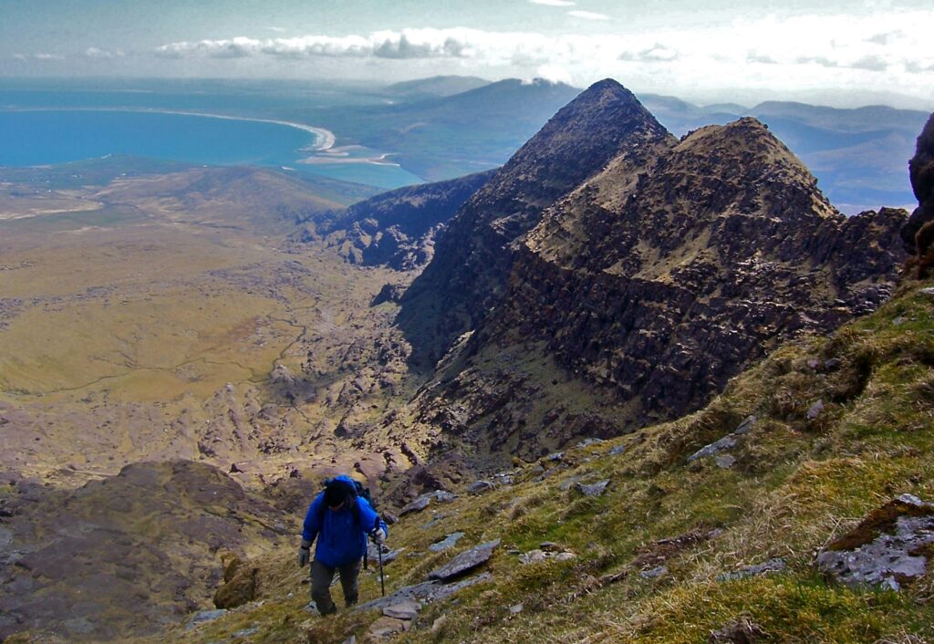 Landscape view of the Faha Ridge, Kerry