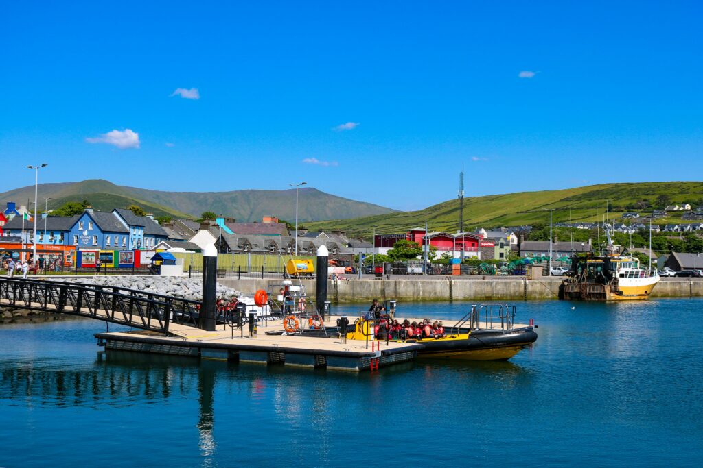 Boat docked at Dingle, Kerry