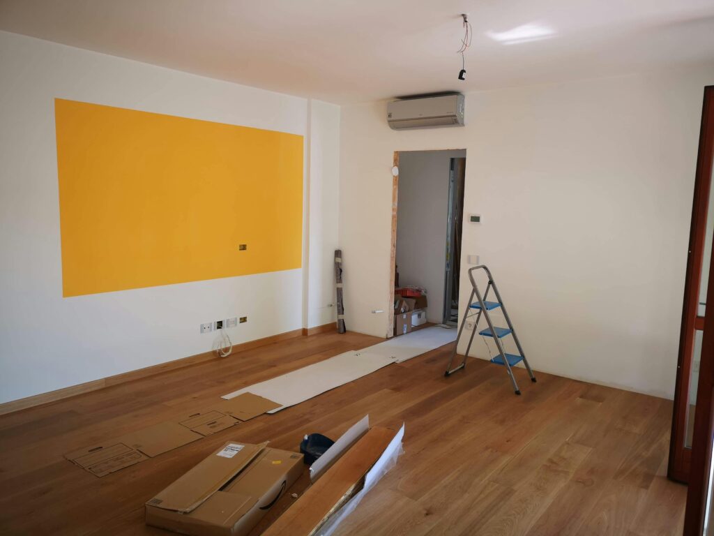 Apartment being rennovated