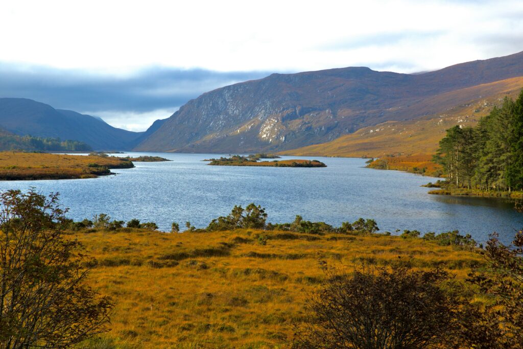 Landscape view of Glenveagh National Park