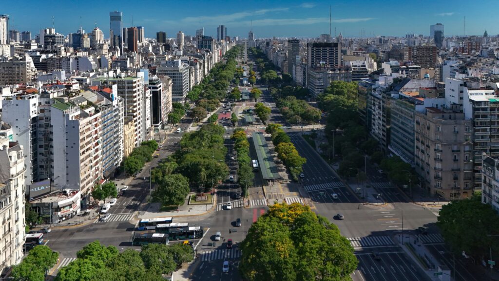 Aerial view of Buenos Aires