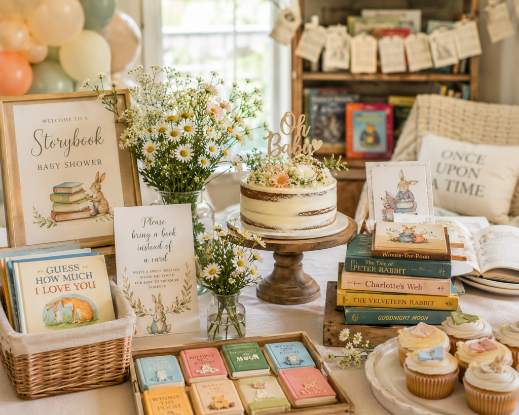 Storybook baby shower