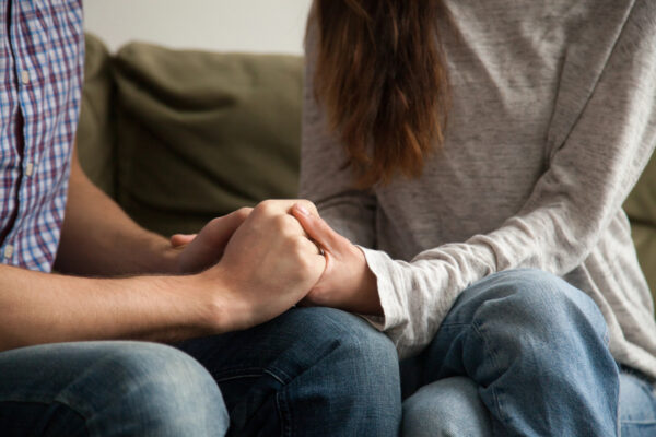 People holding hands