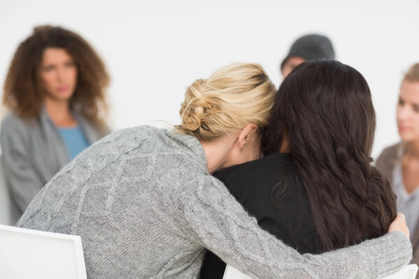 Supporting someone in a rehabilitation clinic