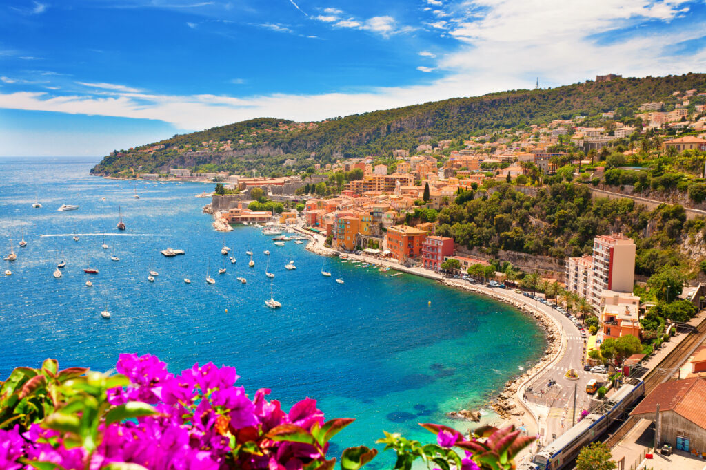 Panoramic view of the French Riviera